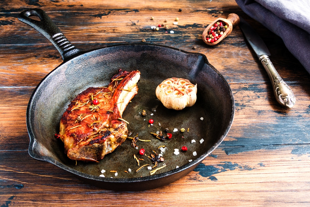 Show your cooking talent with these tasty skillet rib-eye steaks