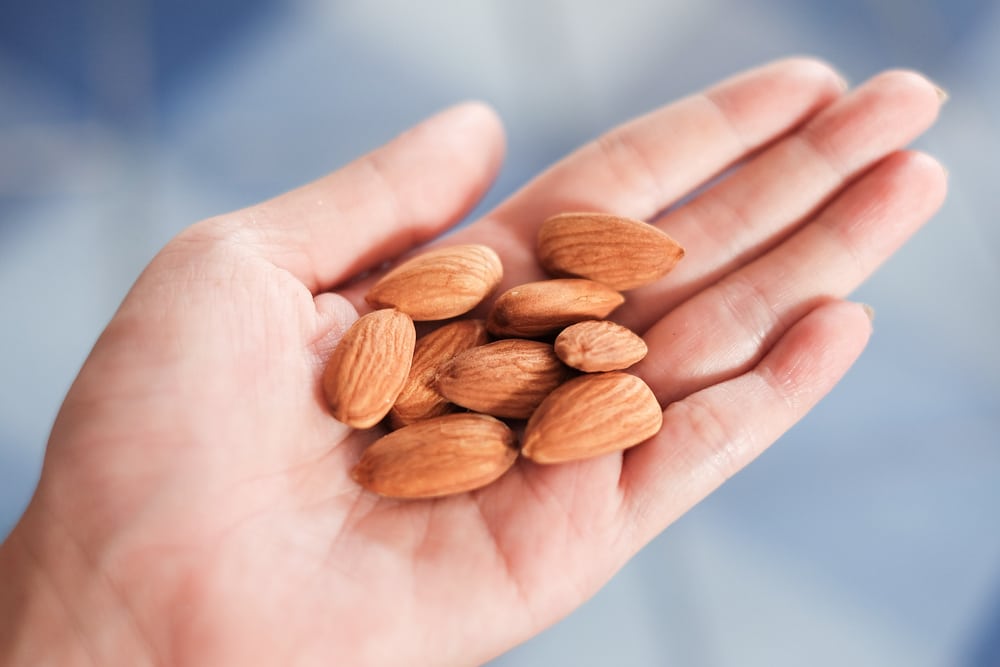 For this reason you might want to eat extra almonds