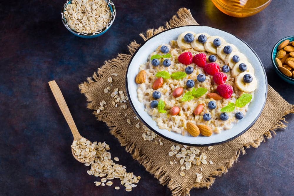 Oatmeal is a good way to start out your day